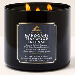BATH & BODY WORKS - Vela Aromática 3 Mechas Mahogany Teakwood