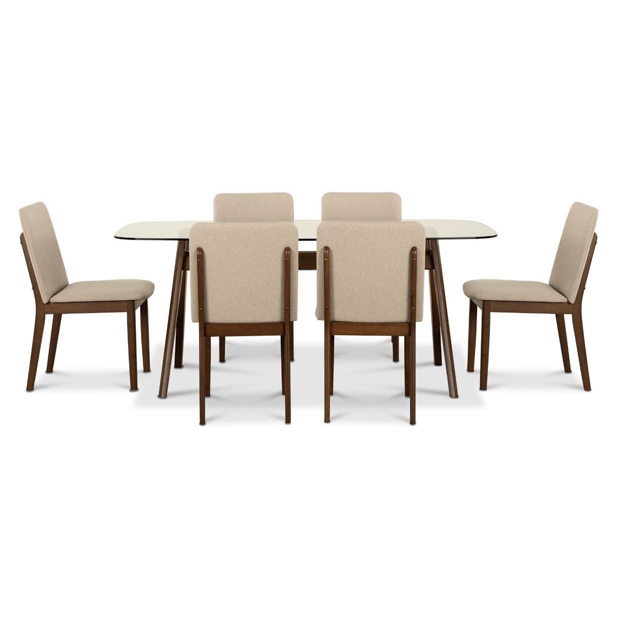 CIC - Juego De Comedor Denver Rectangular Cic