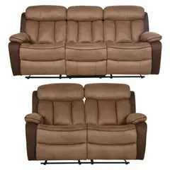 CIC - Juego Reclinable Sofá Moka 3 Cuerpos