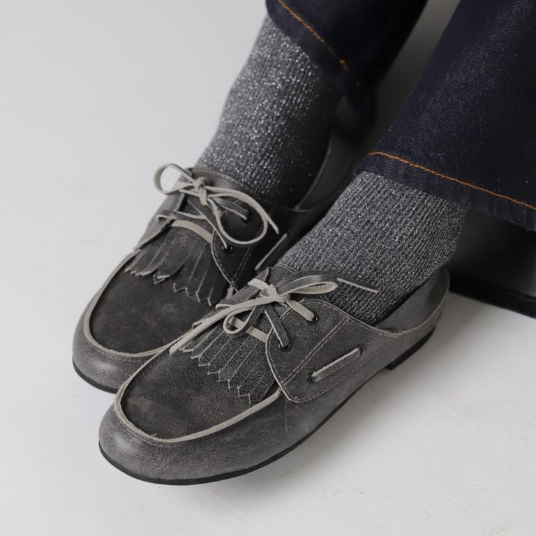 Mocasín Niza Mujer Gris