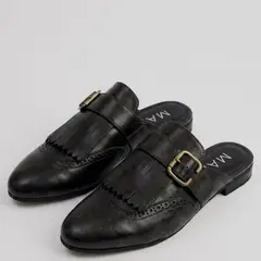 MARIE THE BRAND - Mocasín Malta Mujer Negro