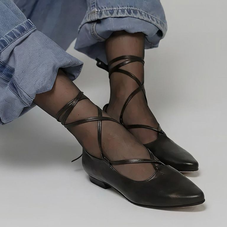Ballerina Girona Mujer Negro