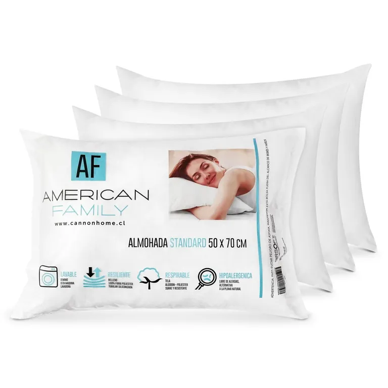 Set 4 Almohadas 50X70 Cm Cannon