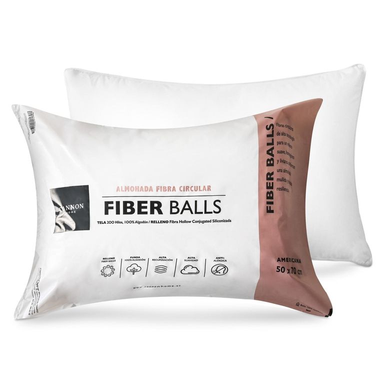 Set 2 Almohadas Fiber 50x70
