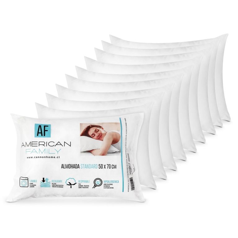 Set 10 Almohadas 50X70 Cm Cannon