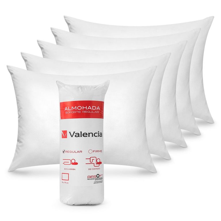 Set 6 Almohadas Rollo 50x70