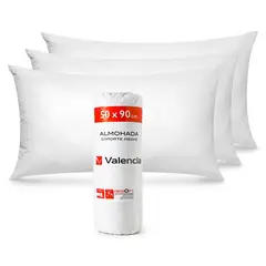 VALENCIA - Set 4 Almohadas Rollo 50x90