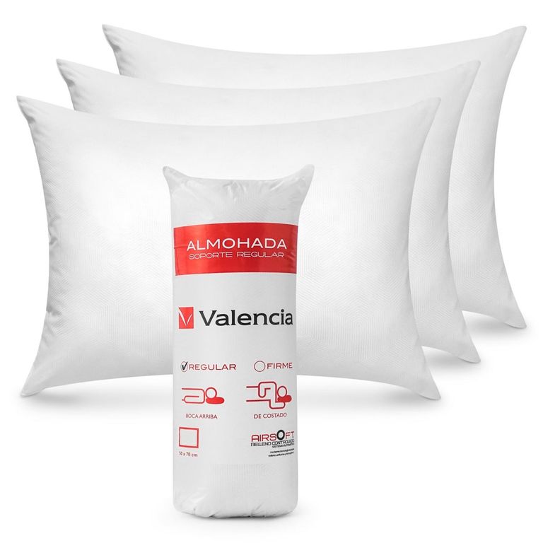 Set 4 Almohadas Rollo 50x70