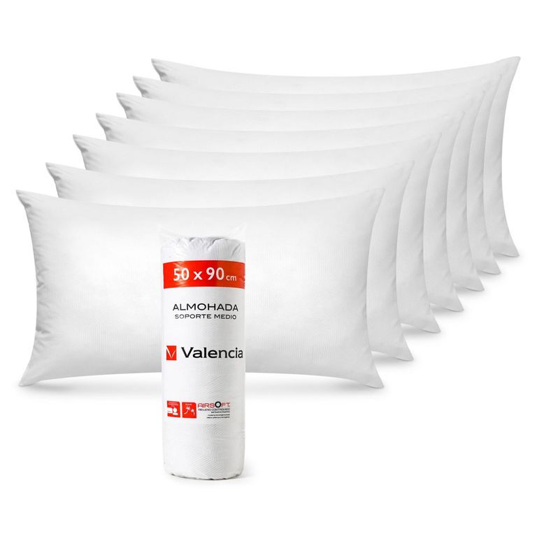 VALENCIA Set 8 Almohadas Rollo 50x90