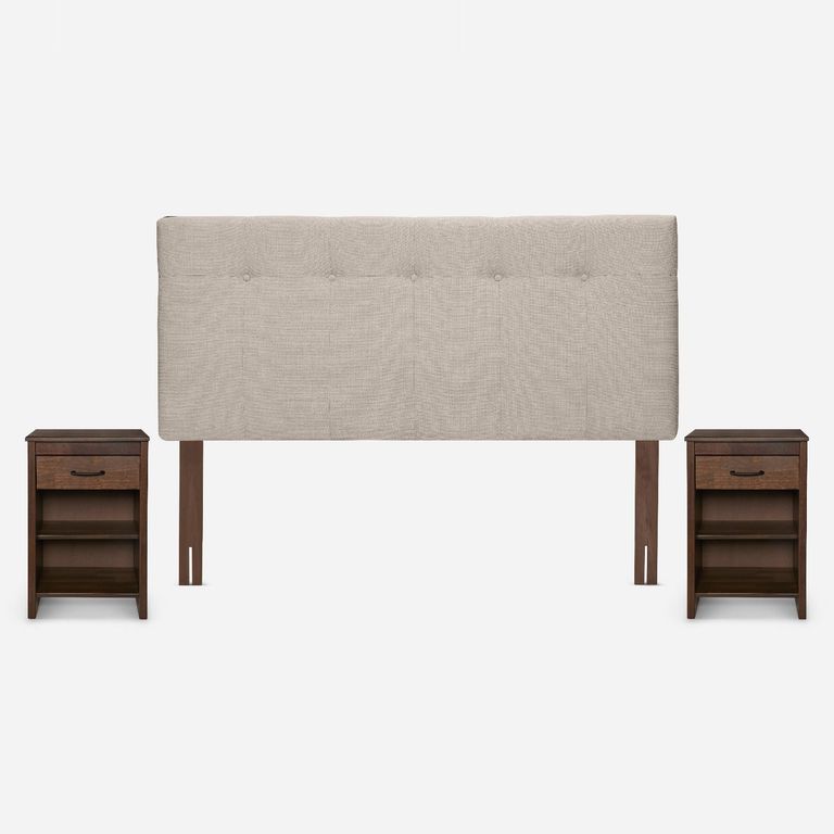ROSEN Set Muebles New Bennet Natural King