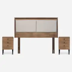 ROSEN - Set Muebles Paul 2 Plazas Moka