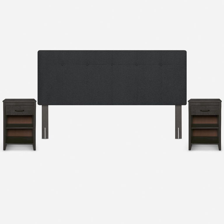 ROSEN Set Muebles New Bennet Grafito King