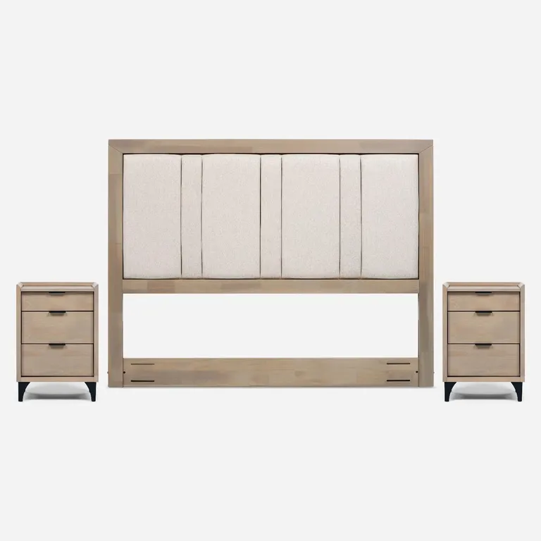ROSEN Set Muebles Melrose 2 Plazas Latte