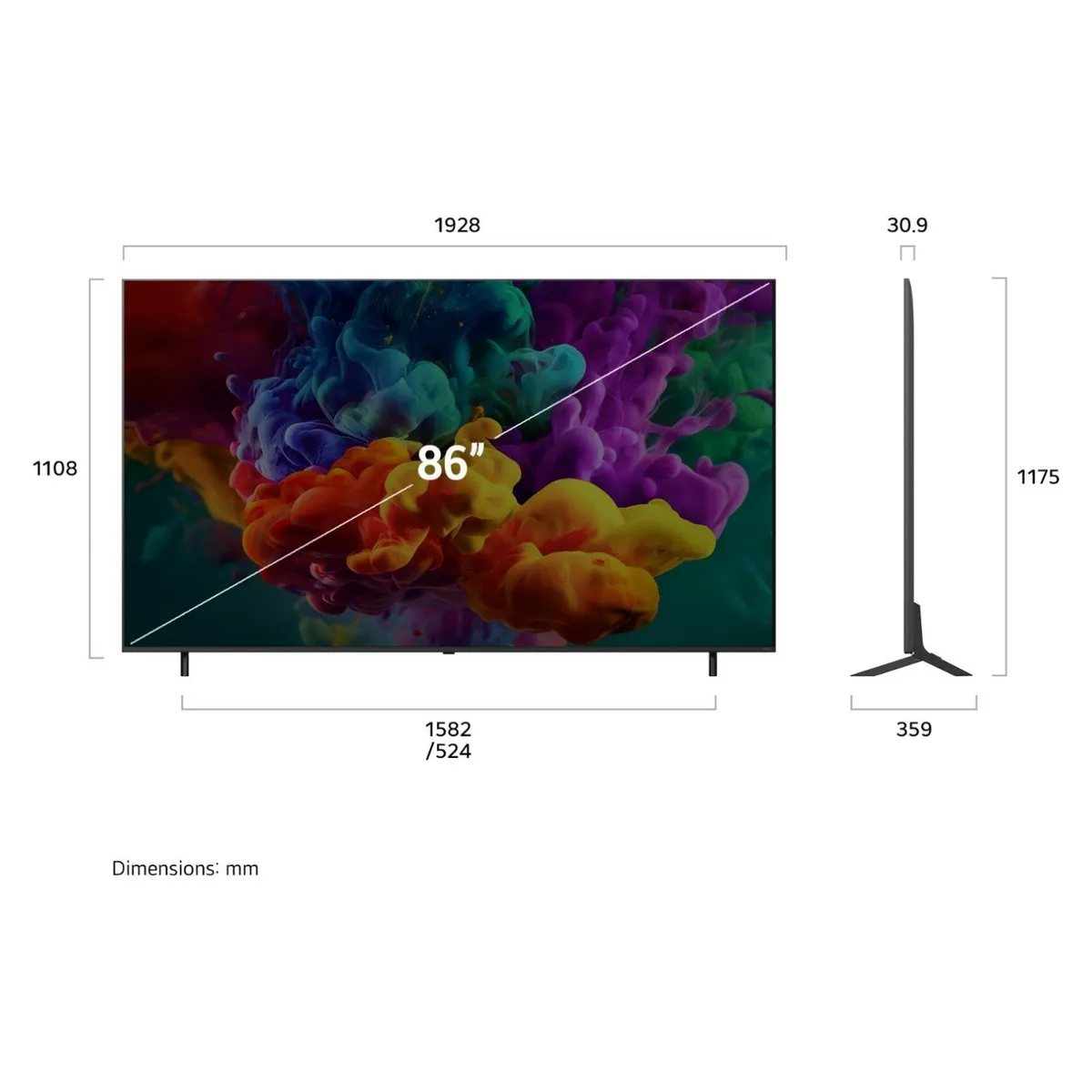 LG - 86" AI QNED85 EVO MINI LED 4K 2026 + Magic Remote LG