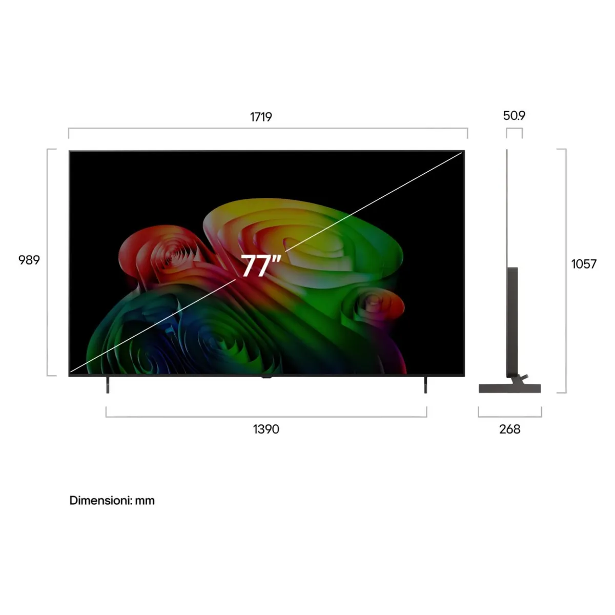 LG - 77" OLED AI B6 4K 2026 + Magic Remote LG