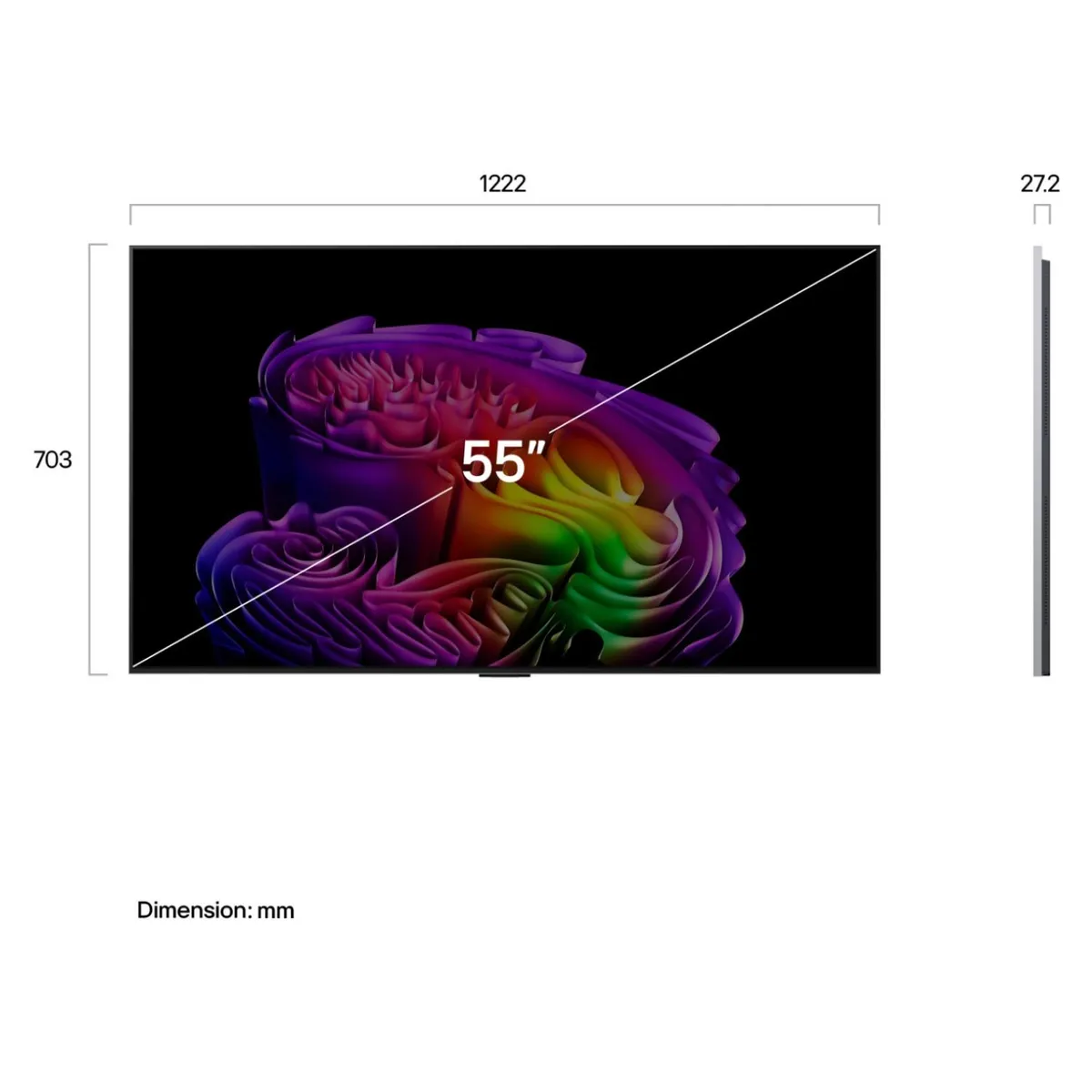 LG - OLED Smart Tv 55" Evo Ai G6 4K Ultra HD LG