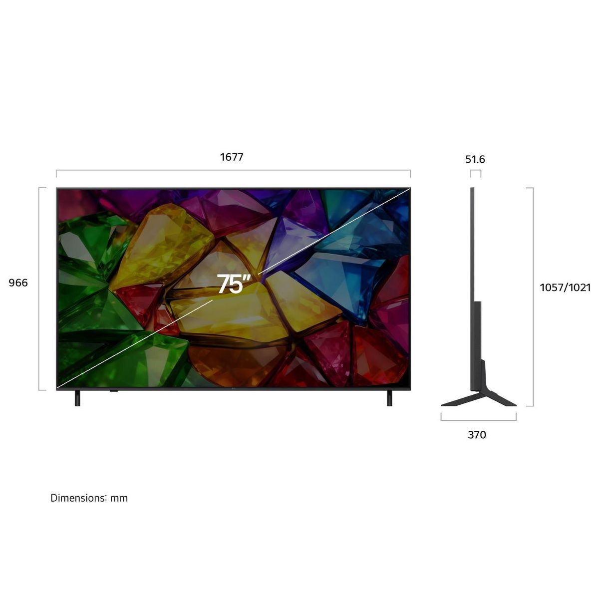 LG - 75" MINI RGB EVO AI MRGB85 4K 2026 + Magic Remote LG