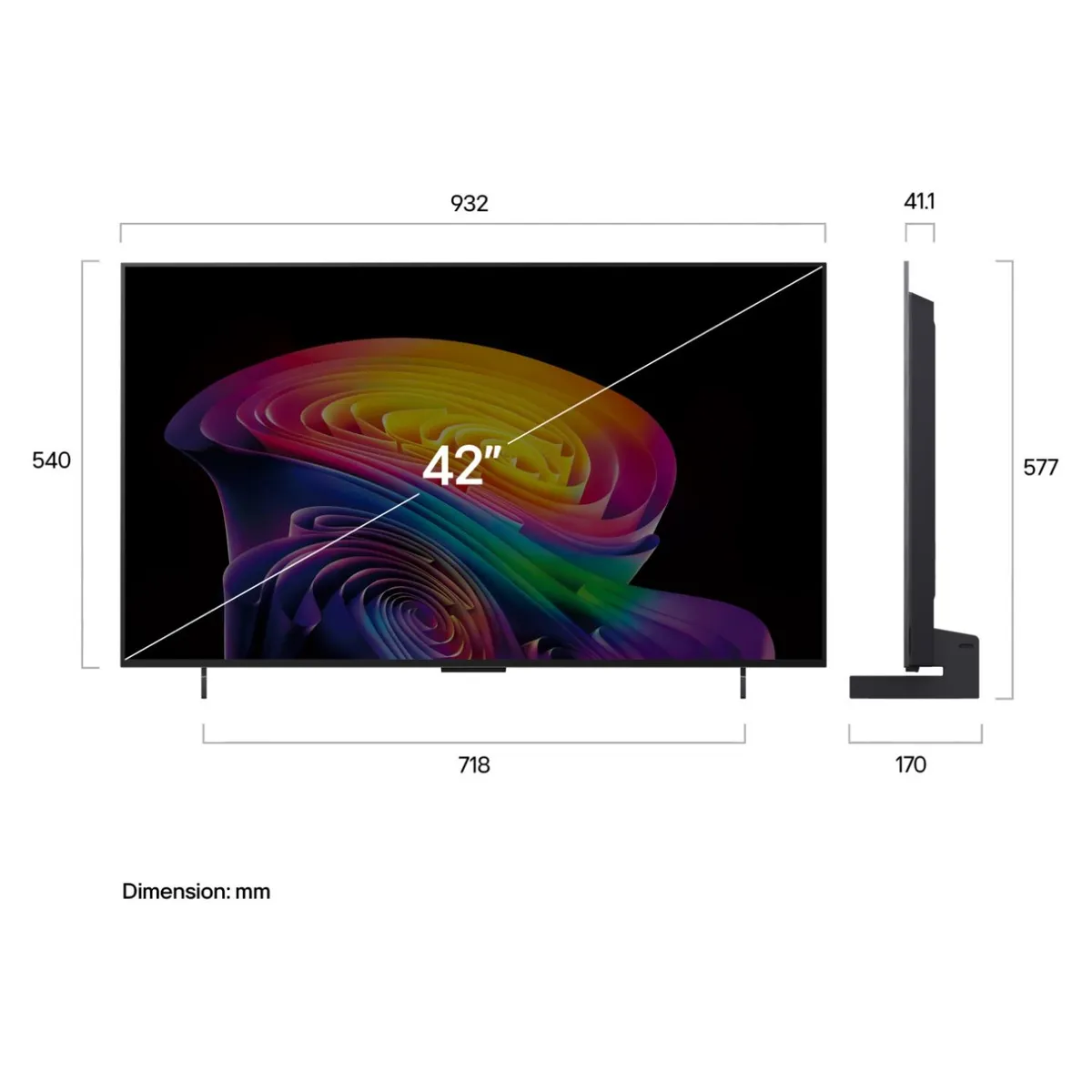 LG - 42" OLED EVO AI C6 4K 2026 + Magic Remote LG