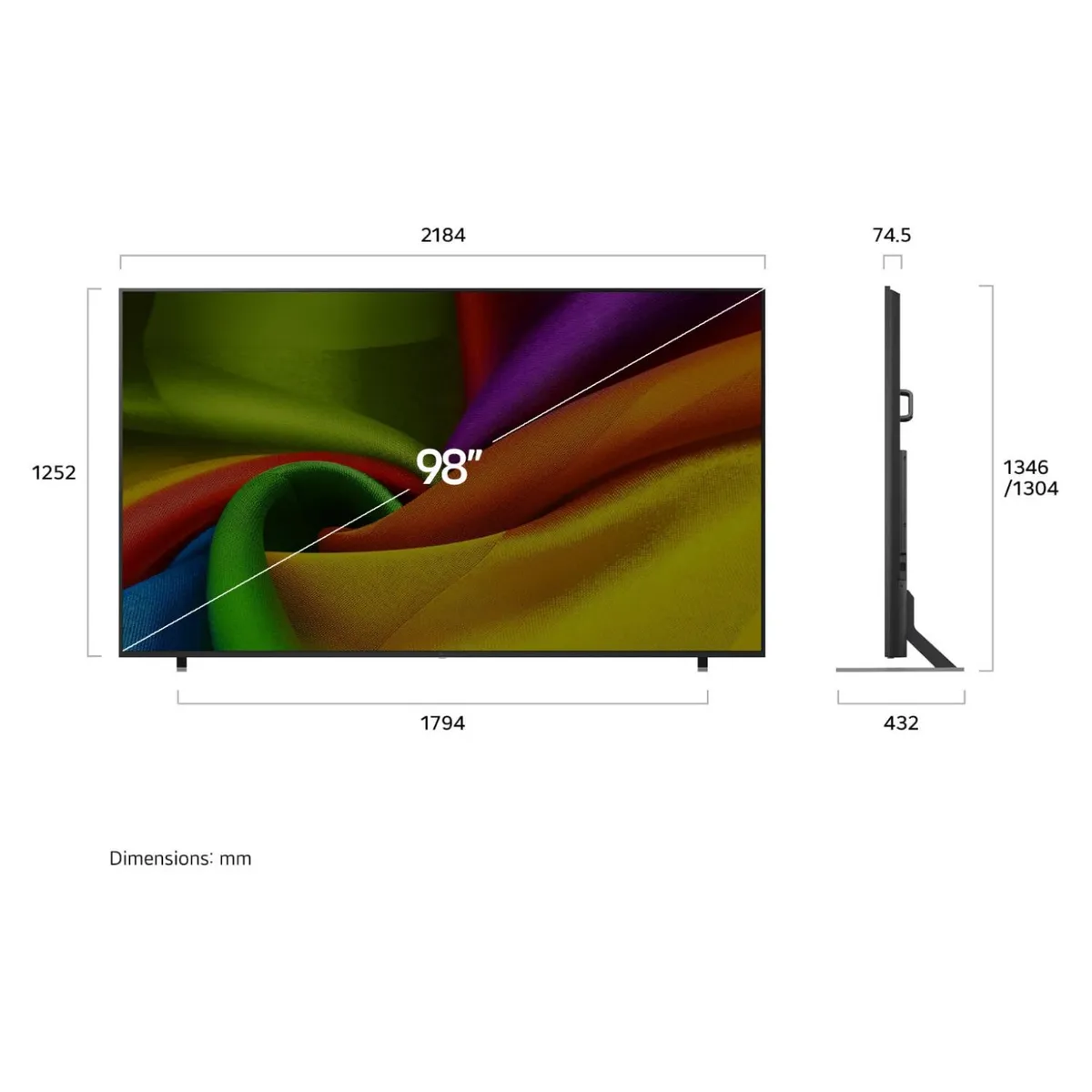 LG - 98" NANO UHD AI NU855 4K 2026 + Magic Remote LG
