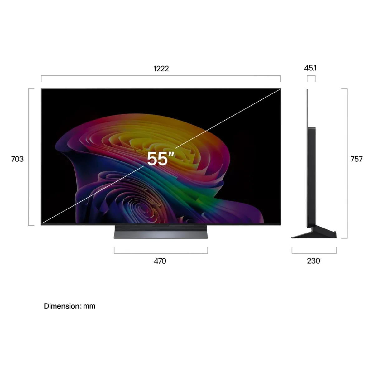 LG - OLED Smart Tv 55" Evo Ai C6 4K Ultra HD LG