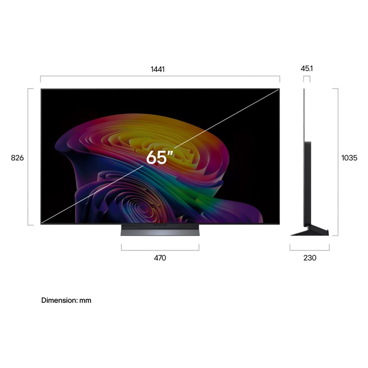 LG - 65" OLED EVO AI C6 4K 2026 + Magic Remote LG