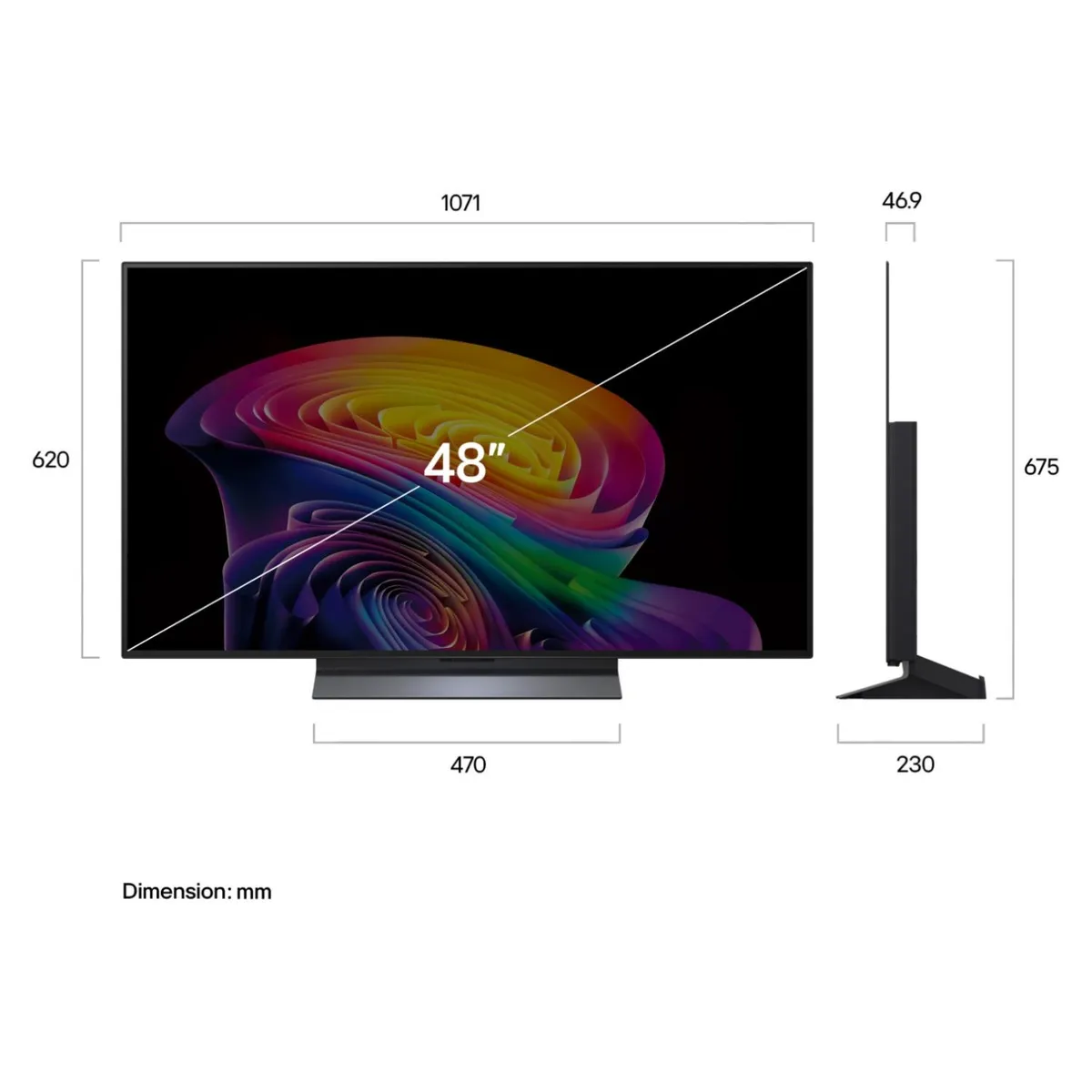 LG - 48" OLED EVO AI C6 4K 2026 + Magic Remote LG