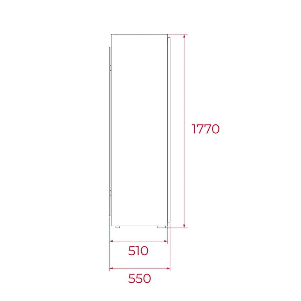 Freezer Integrable Empotrable 212 Litros FI EU, foto 8