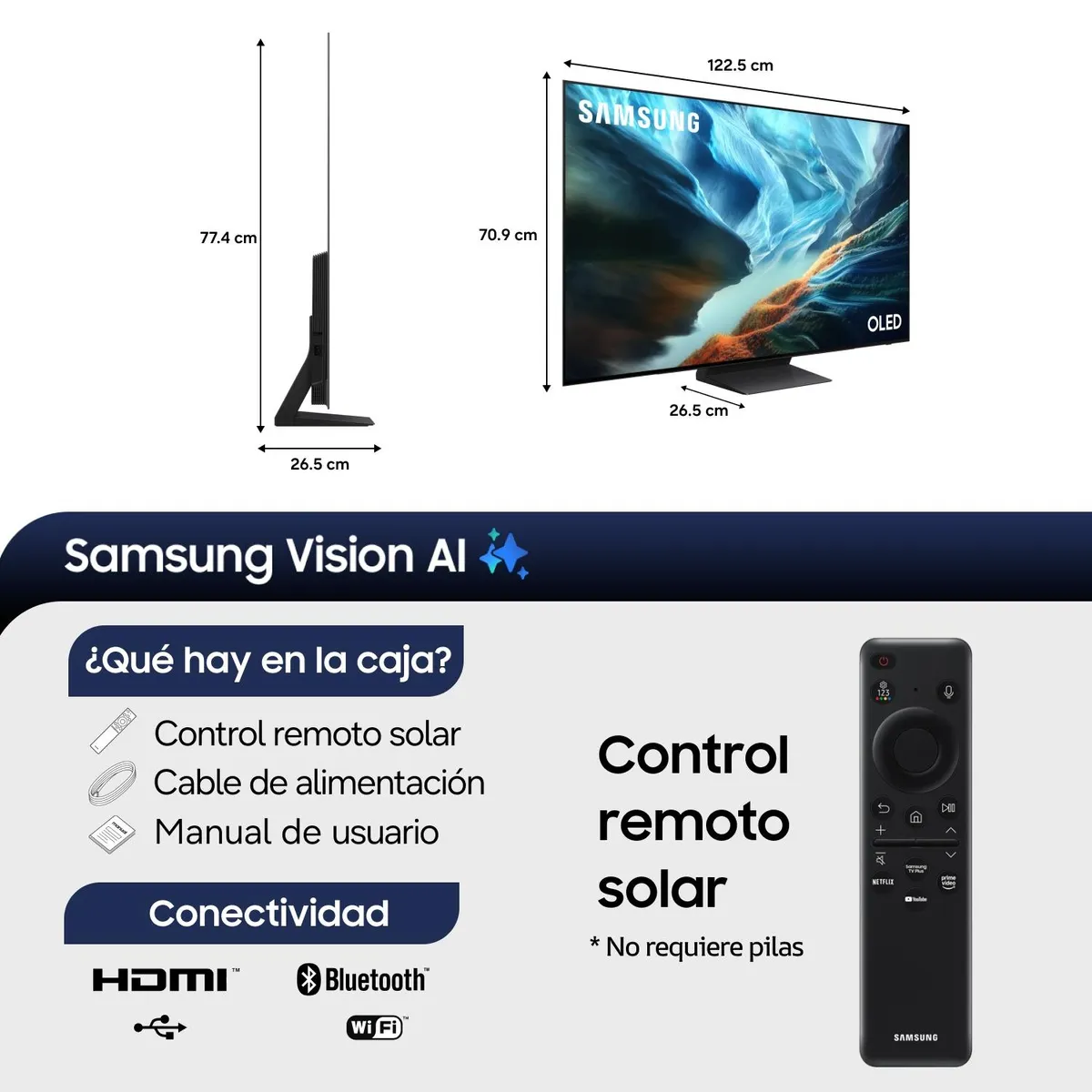 SAMSUNG - OLED Smart Tv 55" S90H 4K Vision AI (2026) Samsung