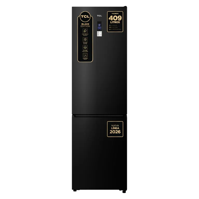 TCL Refrigerador Bottom Freezer 409 Litros Ultra Slim No Frost P409BFB