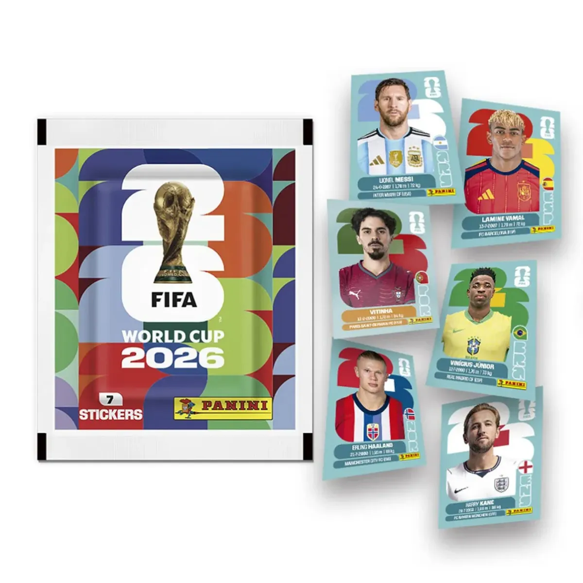 PANINI - Pack 50 Sobres Álbum Mundial FIFA World Cup 2026