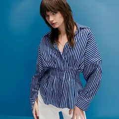 BASEMENT - Blusa Rayas Mujer