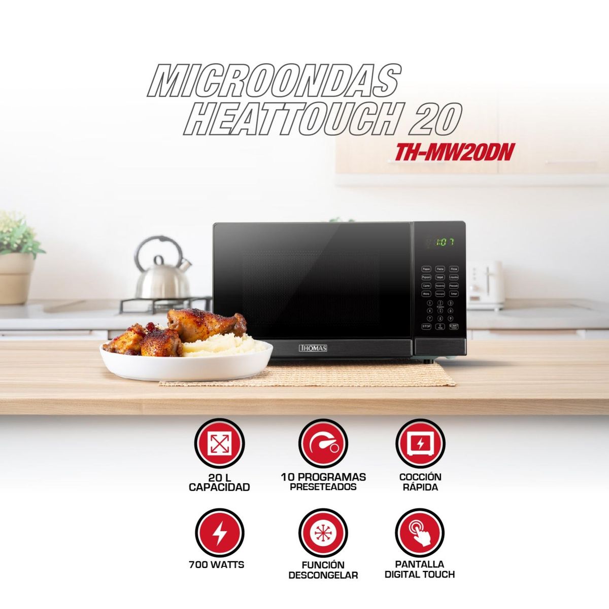 THOMAS - Microondas Heattouch Thomas