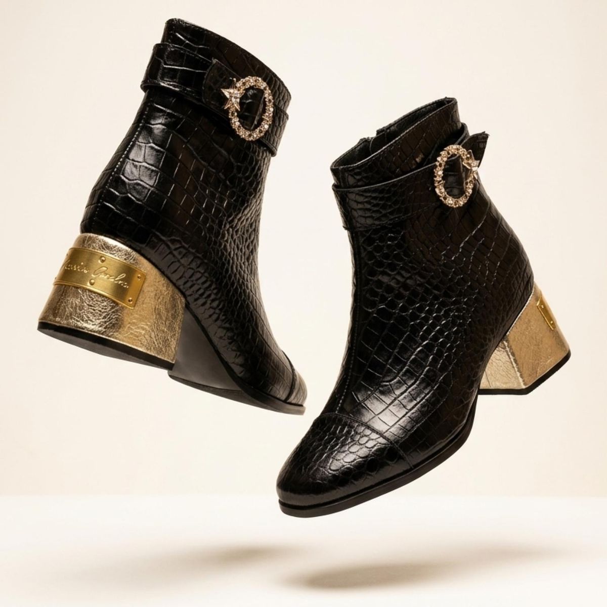 MARIA GULDMAN - Botin Mujer Negro Maria Guldman