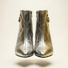 MARIA GULDMAN - Botin Mujer Plata