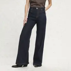 AMERICANINO - Jeans Wide Leg Tiro Medio Mujer