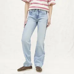 AMERICANINO - Jeans Straight Tiro Medio Mujer