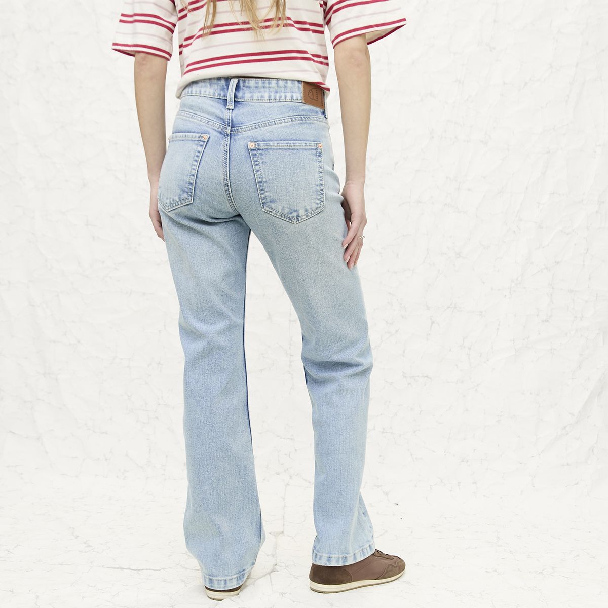 AMERICANINO - Jeans Straight Tiro Medio Mujer Americanino