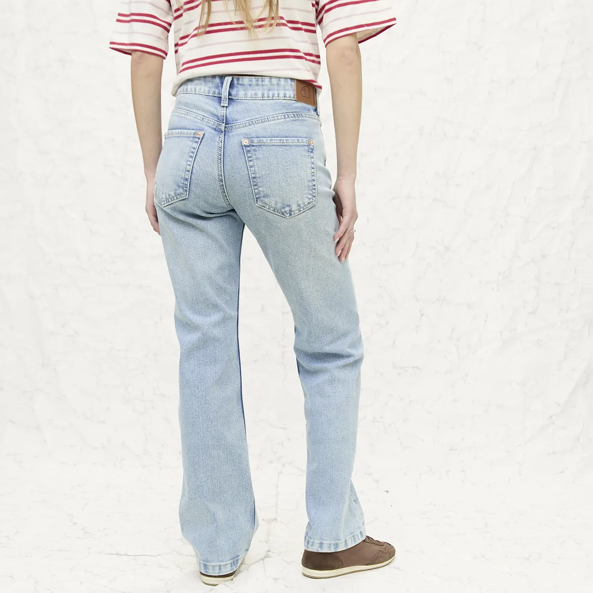 AMERICANINO - Jeans Straight Tiro Medio Mujer Americanino