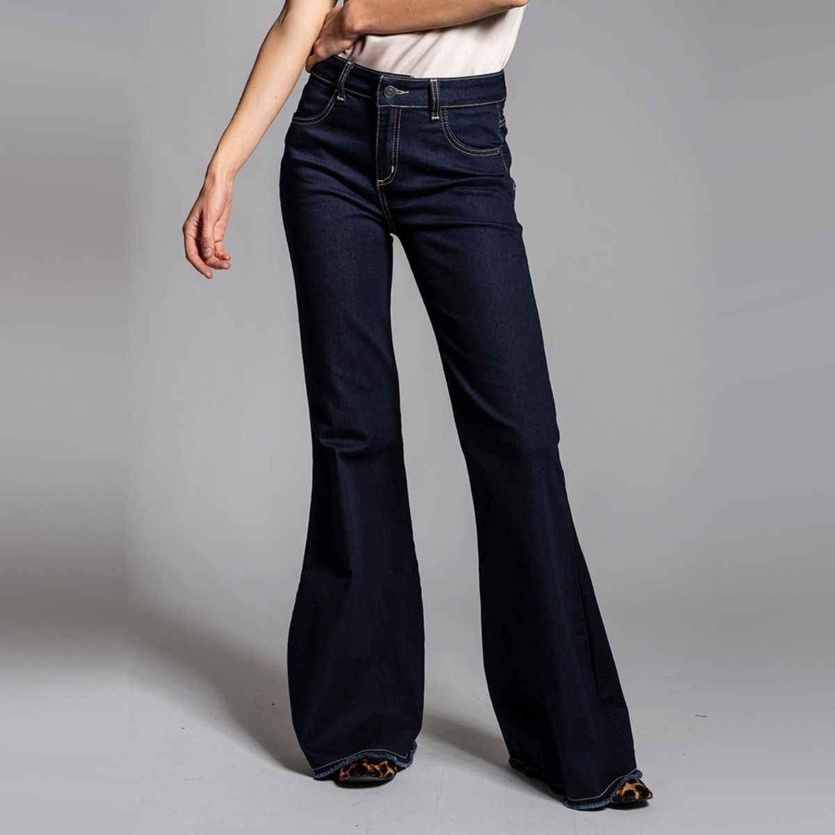 LOLITA LPK - Jeans Flare Tiro Medio Nora Azul R Mujer Lolita LPK