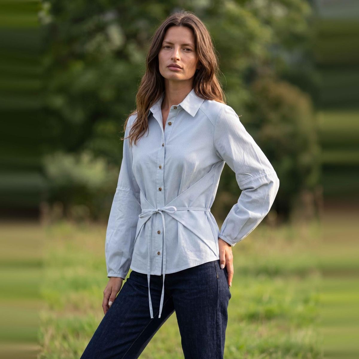 OCHI AND CO - Blusa Manga Larga Barrel Mujer Ochi And Co
