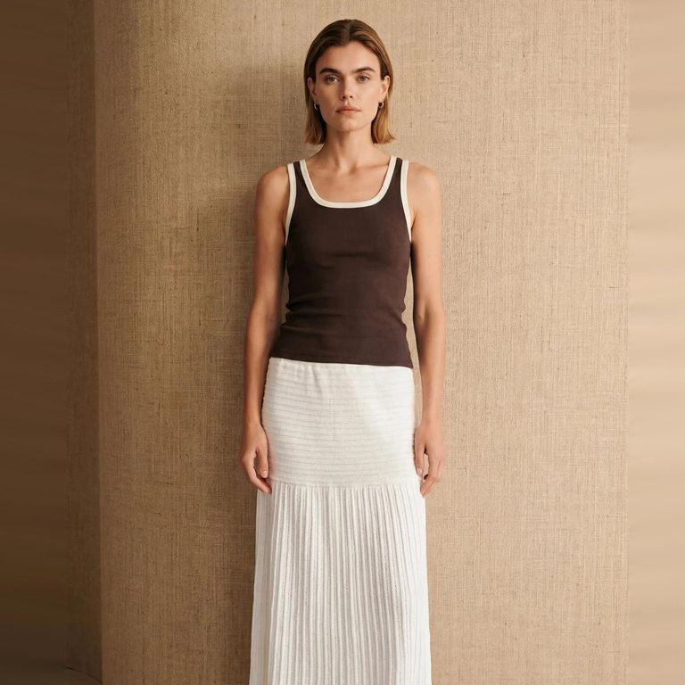 Polera Tank Top Algodón Mujer