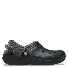 CROCS - Zueco Classic Fleece Lined Mujer Negro