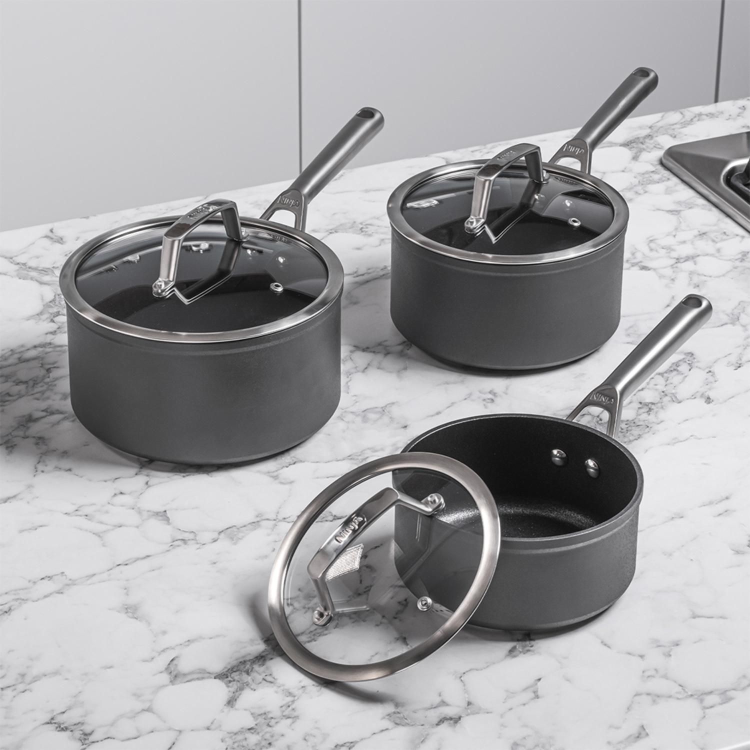NINJA Batería de Cocina 6 Piezas Antiadherente Zerostick Ninja