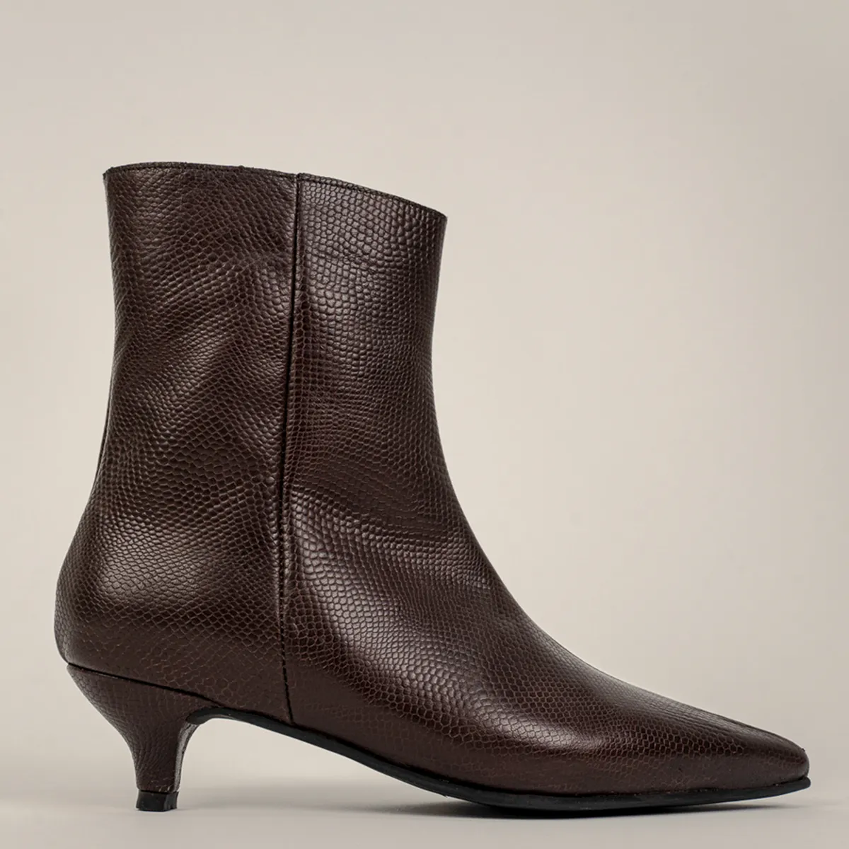  - Botin Mujer Café Opard