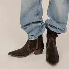OPARD - Botin Mujer Café Oscuro