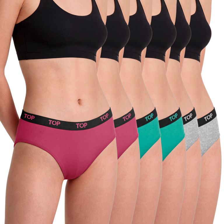 Pack De 6 Pantaletas Mujer