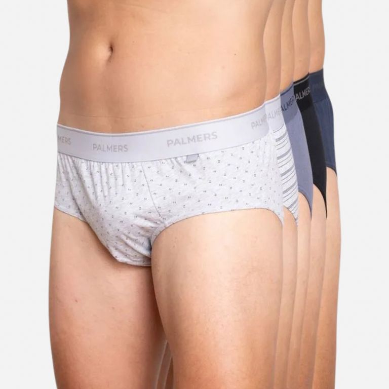 Pack 5 Slip Algodón Hombre