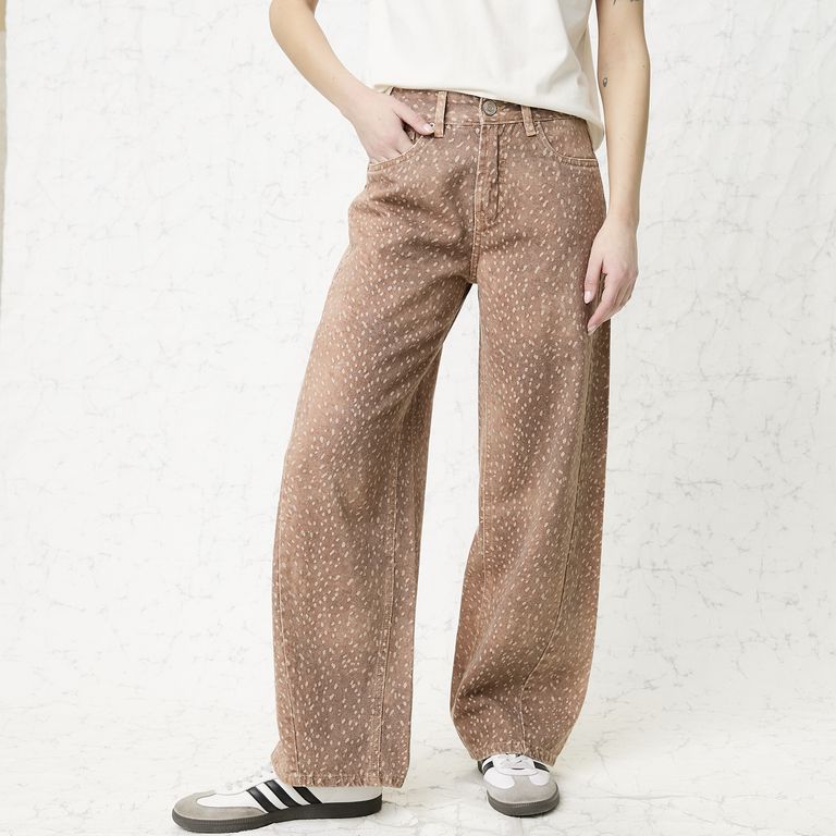 Jeans Tiro Medio Mujer