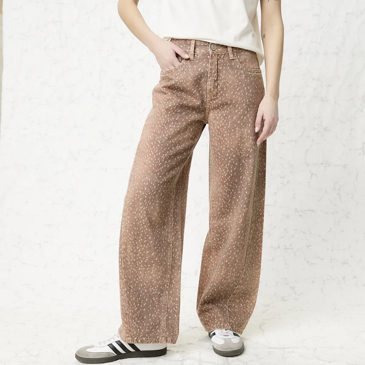 AMERICANINO - Jeans Tiro Medio Mujer Americanino