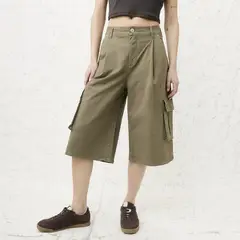 AMERICANINO - Short Bermuda Tiro Medio Mujer